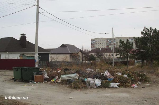 Типичная груда мусора конца октября - начала ноября (в настоящее время вывезена)