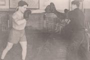 Тренировка боксеров (Николай Иванович Маслов - справа)