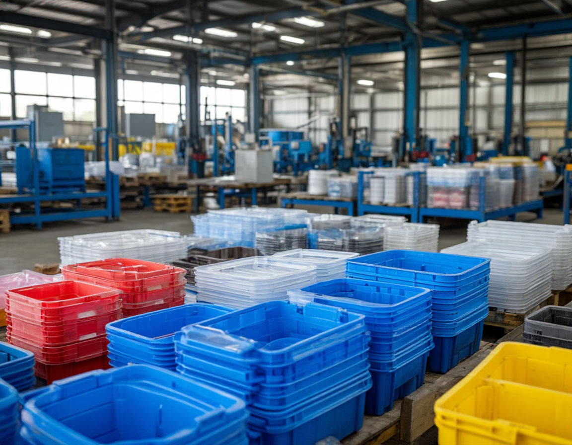 Завод, цех, пластик