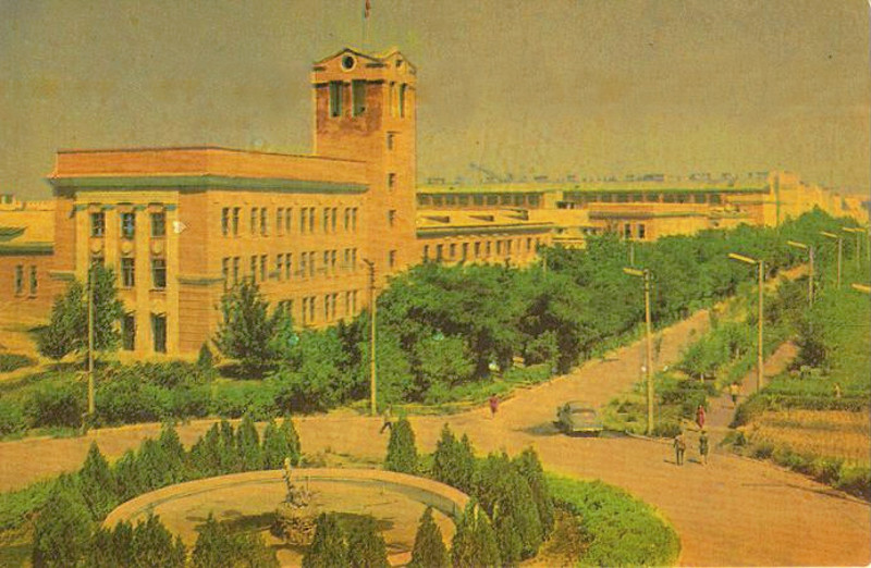 Камышинский ХБК на серии почтовых открыток (1969 год. Фотограф А.Мусин)