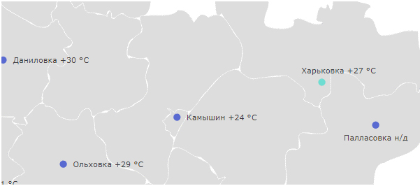 Карта температуры (15:00 29.06.2021)