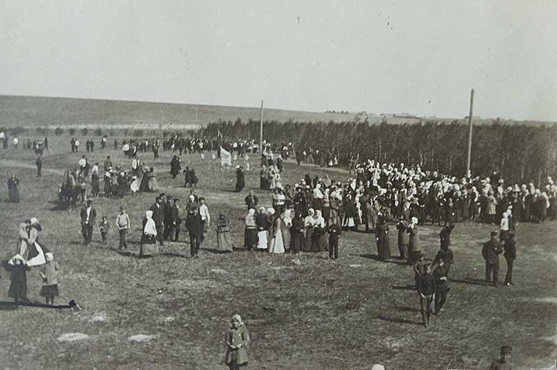 Праздник древонасаждения питомника в Камышине, 23 апреля 1911 г.