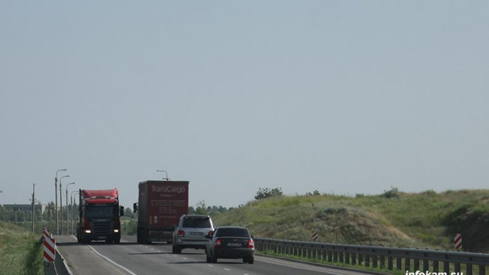 Федеральная автодорога «Сызрань-Саратов-Волгоград» в районе Камышина
