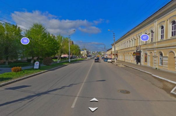 Камышин. Скриншот панорамы (Яндекс. Карты)