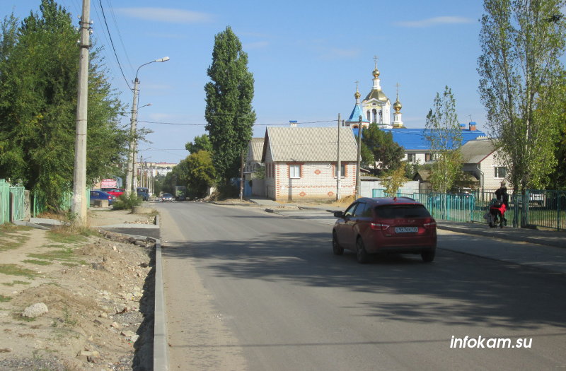 Отремонтированная улица Калинина и новый ливнеперехват