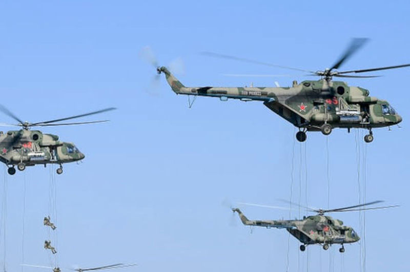 Вертолеты российской армии