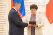 На торжественной церемонии (пресс-служба администрации Волгоградской области)