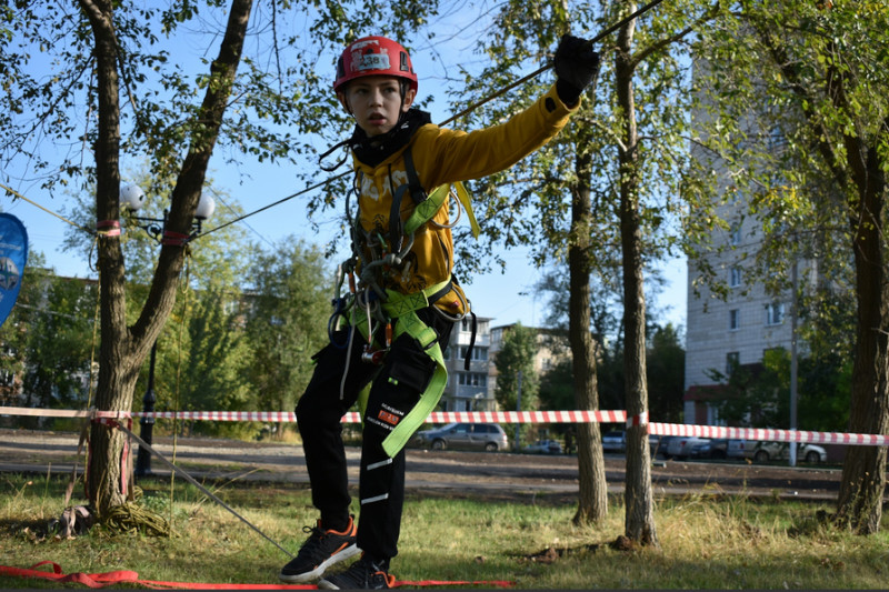 Встреча восхода на спортивном туризме