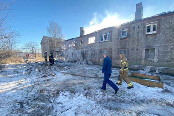пожар в Волгограде