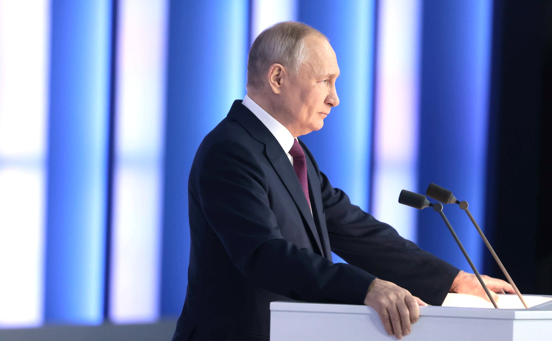 Президент России Владимир Путин обратился с посланием к Федеральному собранию 