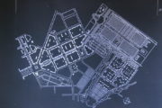 Хлопчатобумажный комбинат в г. Камышине. Схема планировки жилого поселка и промышленной площадки (Госкаталог)