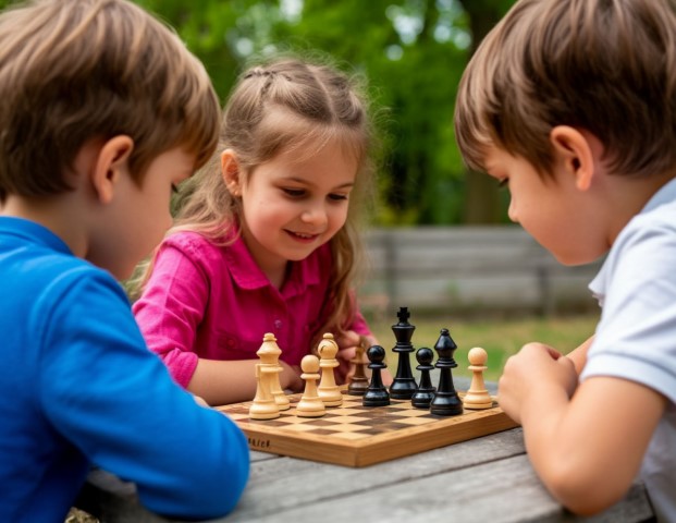 дети, шахматы